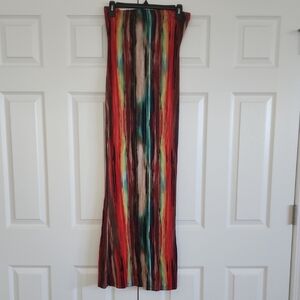 Fashion Nova Multicolor Striped Maxi Dress